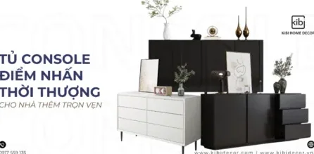 Tủ Console Gỗ Tự Nhiên – 1 Điểm Nhấn Trang Trí Sang Trọng Cho Mọi Không Gian Sống