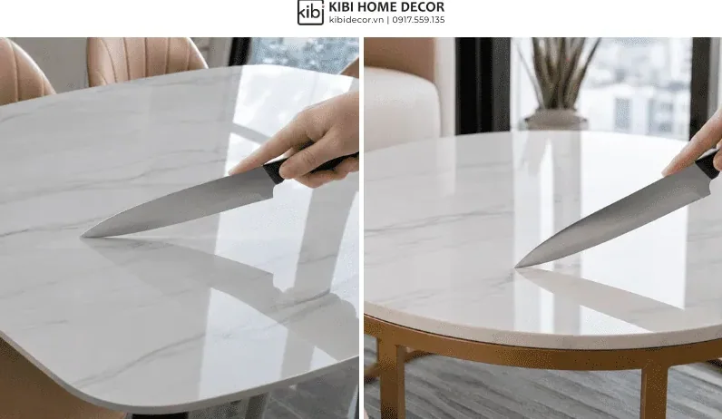 BÀN ĂN MẶT ĐÁ CERAMIC CÓ THỰC SỰ ĐÁNG MUA?
