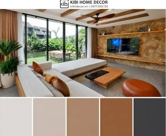 NHỮNG NGUYÊN TẮC PHỐI MÀU TRONG NỘI THẤT