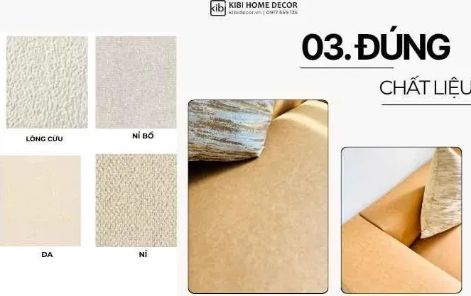 CHỌN SOFA PHÙ HỢP - 6 TIÊU CHÍ CẦN LƯU Ý?